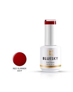 Bluesky Professional Nail Gel - Red Glimmer A001 (15ml)