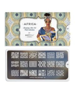 MoYou Africa Nail Art Plate Collection #01