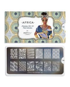 MoYou Africa Nail Art Plate Collection #04