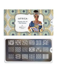 MoYou Africa Nail Art Plate Collection #05