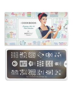 MoYou Festive Nail Art Plate Cook Book #02