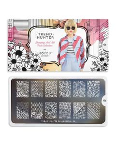 MoYou Trend Hunter Nail Art Plate Collection #05