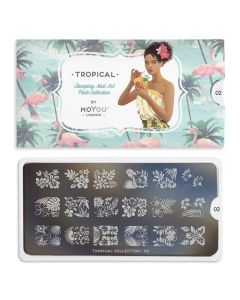 MoYou Tropical Nail Art Plate Collection #02