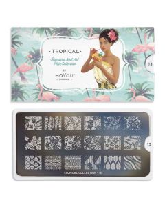 MoYou Tropical Nail Art Plate Collection #13